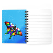 Load image into Gallery viewer, pride butterfly - Spiral Bound Journal
