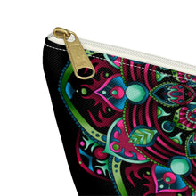 Load image into Gallery viewer, Fire and Earth Mandala Accessory Pouch
