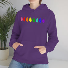 Load image into Gallery viewer, Retro Pride Hearts Hoodie
