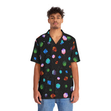 Load image into Gallery viewer, Galaxy Polyhedrons Button Up Shirts
