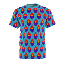 Load image into Gallery viewer, Saintly Hearts Unisex AOP Tee
