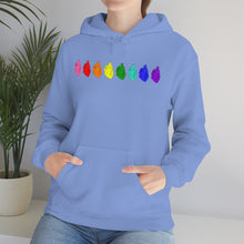 Load image into Gallery viewer, Retro Pride Hearts Hoodie
