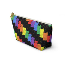 Load image into Gallery viewer, Rainbow Gummy Bear Lineup Accessory Pouch
