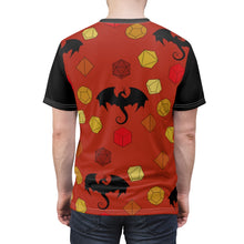 Load image into Gallery viewer, Dragons and Dice - Unisex AOP Tee
