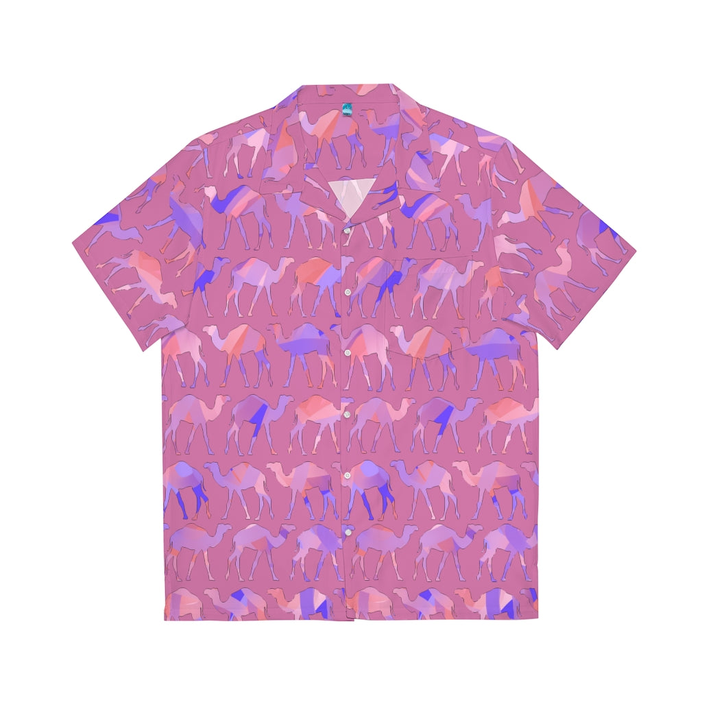 Sunset Camel March Button Up Shirt