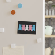 Load image into Gallery viewer, Trans Flag Gummy Bears 2 x 3&quot; magnet
