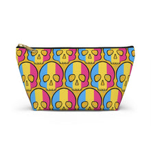Load image into Gallery viewer, Pansexual Pride Skull Accessory Pouch
