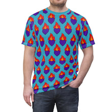 Load image into Gallery viewer, Saintly Hearts Unisex AOP Tee
