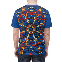 Load image into Gallery viewer, Fire On Water Mandala Unisex AOP Tee
