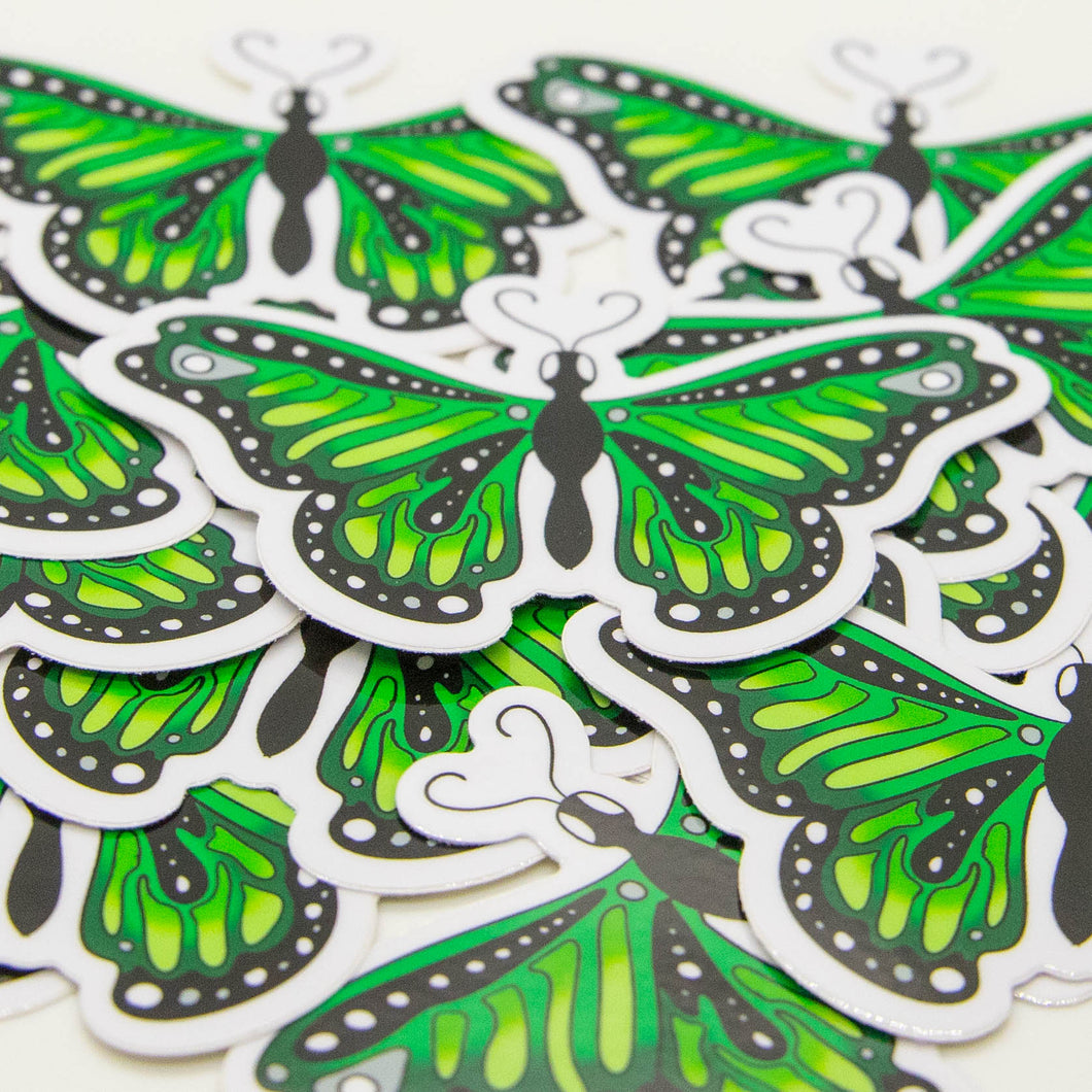 Aromantic Pride Butterfly Sticker