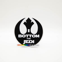 Load image into Gallery viewer, I Bottom For Jedi Sticker
