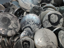 Load image into Gallery viewer, Recycled/Upcycled Manga Pinback Button- Blind Pick Set Of 10
