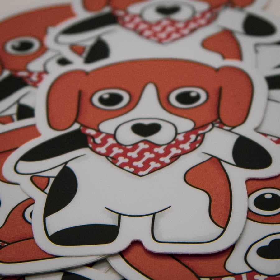 Beagle Bandana Buddy Sticker