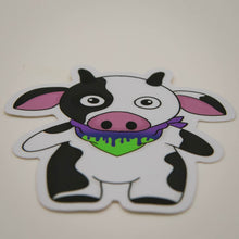 Load image into Gallery viewer, Cow Bandana Buddy Sticker
