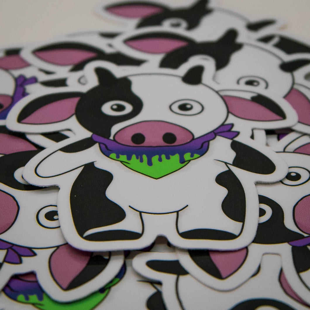 Cow Bandana Buddy Sticker