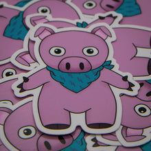 Load image into Gallery viewer, Pig Bandana Buddy Sticker
