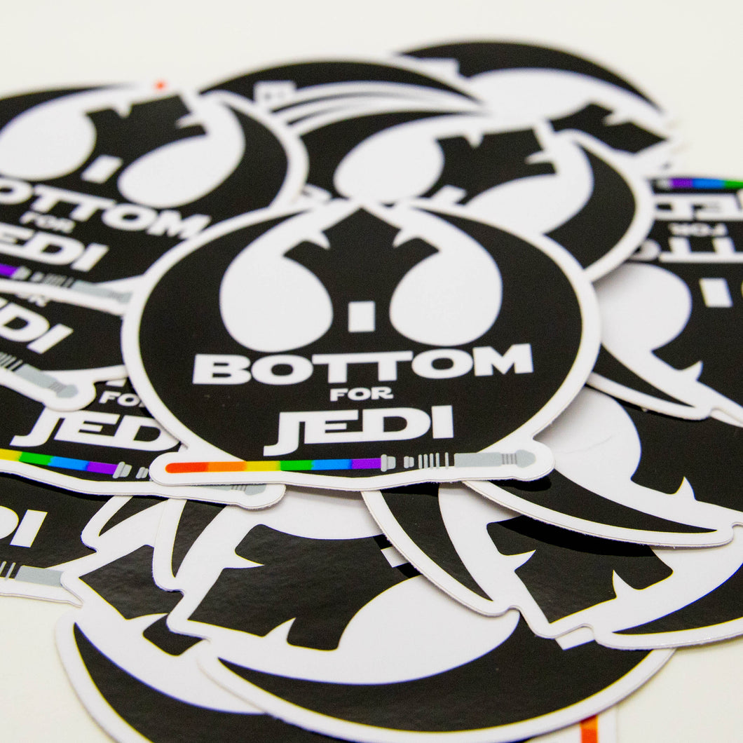 I Bottom For Jedi Sticker