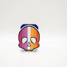Load image into Gallery viewer, Lesbian Pride Skull Sticker
