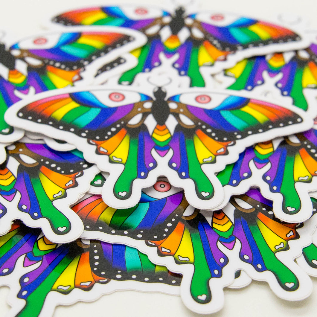 Pride Butterfly Sticker