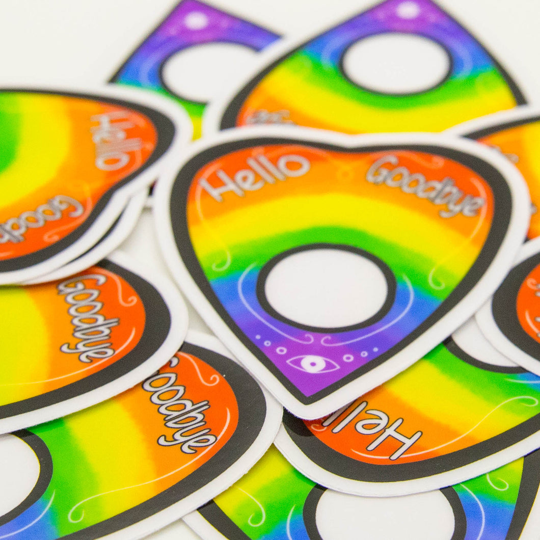 Rainbow Planchette Sticker