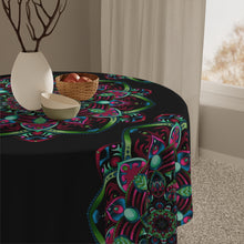 Load image into Gallery viewer, Fire And Earth Mandala Tablecloth
