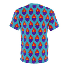 Load image into Gallery viewer, Saintly Hearts Unisex AOP Tee
