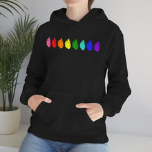 Load image into Gallery viewer, Retro Pride Hearts Hoodie
