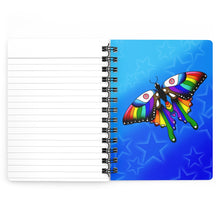 Load image into Gallery viewer, pride butterfly - Spiral Bound Journal
