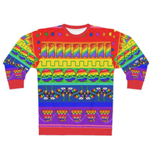 Load image into Gallery viewer, Pride ugly sweater stripe Unisex Sweatshirt
