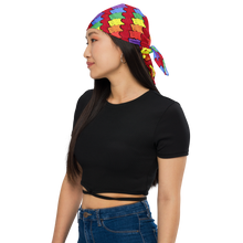 Load image into Gallery viewer, Rainbow Gummy Bear bandana (red)
