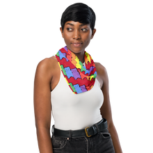 Load image into Gallery viewer, Rainbow Gummy Bear bandana (red)
