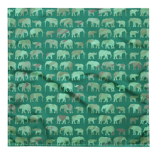 Load image into Gallery viewer, Elephants Jade Parade bandana
