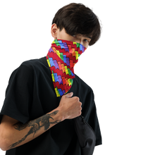 Load image into Gallery viewer, Rainbow Gummy Bear bandana (red)
