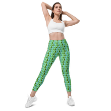 Load image into Gallery viewer, Sea Glass Gummy Bear Leggings with pockets
