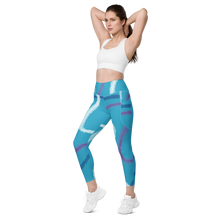 Load image into Gallery viewer, Color Swoosh Leggings with pockets
