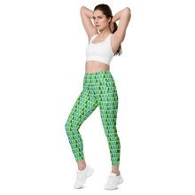 Load image into Gallery viewer, Sea Glass Gummy Bear Leggings with pockets
