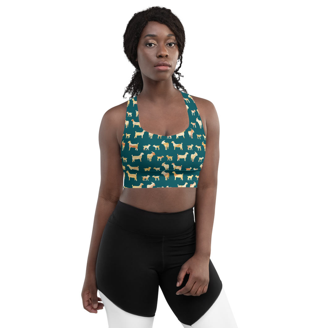 Goatmilk And Honey Longline sports bra