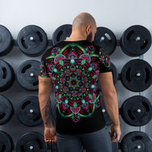 Load image into Gallery viewer, Mandala All-Over Print Masc Athletic T-shirt
