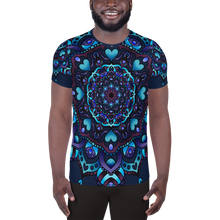 Load image into Gallery viewer, Cold Love Mandala All-Over Print Masc Athletic T-shirt
