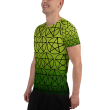 Load image into Gallery viewer, Swamp Witch All-Over Print Masc Athletic T-shirt
