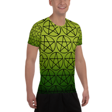 Load image into Gallery viewer, Swamp Witch All-Over Print Masc Athletic T-shirt
