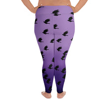 Load image into Gallery viewer, Murder Flight All-Over Print Plus Size Leggings
