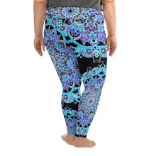 Load image into Gallery viewer, Phosphene Mandala All-Over Print Plus Size Leggings
