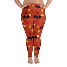 Load image into Gallery viewer, Dice And Dragons All-Over Print Plus Size Leggings
