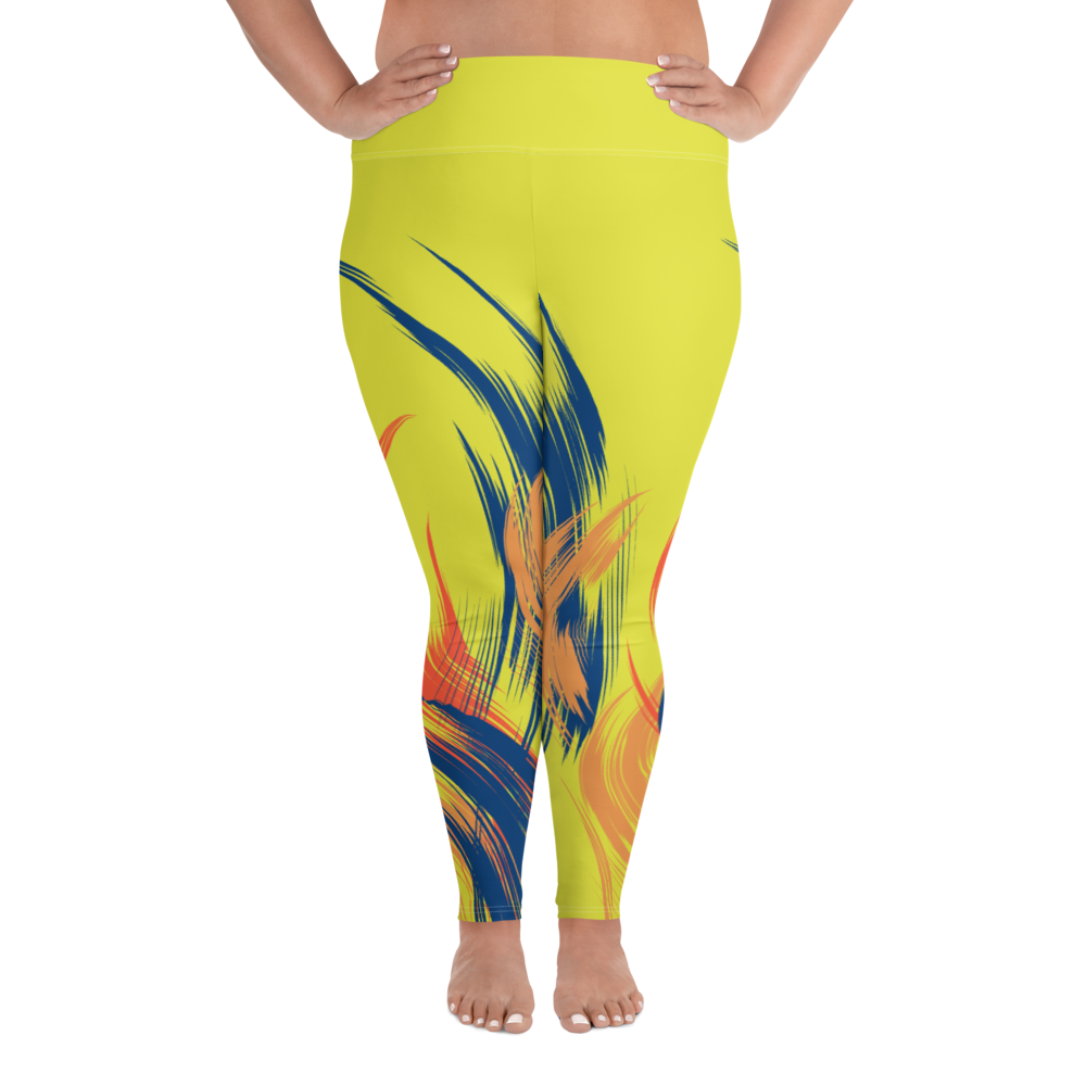 Starship All-Over Print Plus Size Leggings