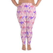 Load image into Gallery viewer, Sunset Camel March All-Over Print Plus Size Leggings
