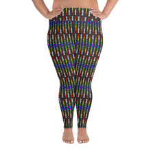 Load image into Gallery viewer, Rainbow Star Sword  Plus Size Leggings

