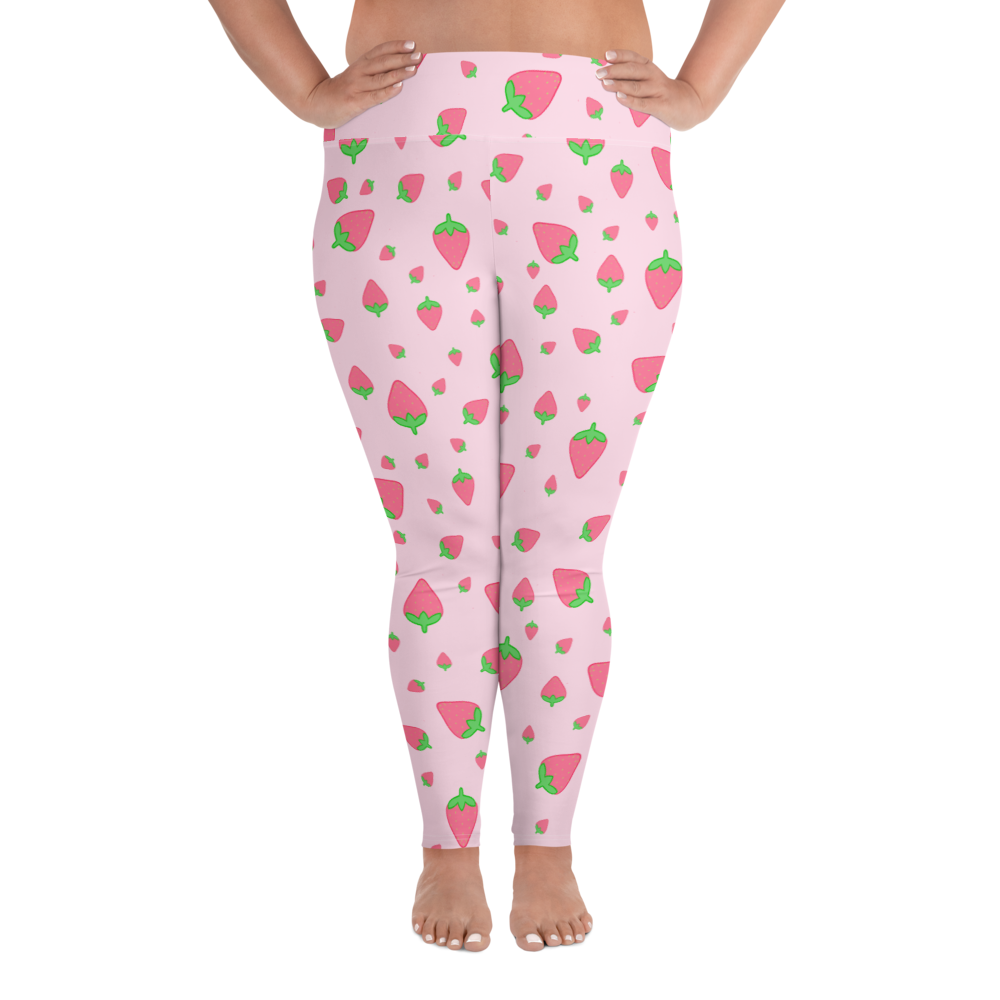 Strawberry Plus Size Leggings