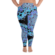 Load image into Gallery viewer, Phosphene Mandala All-Over Print Plus Size Leggings
