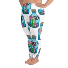 Load image into Gallery viewer, Bottle All-Over Print Plus Size Leggings
